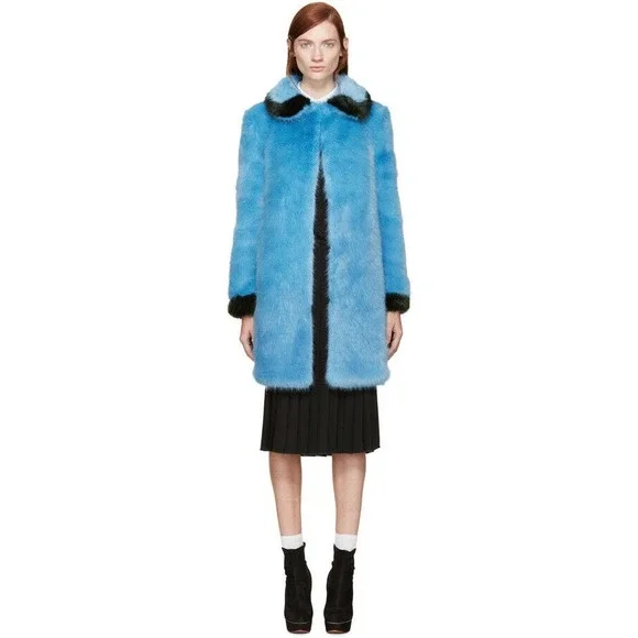 SHRIMPS Abatha Two-tone Faux Fur Coat